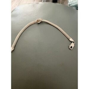 925 Sterling Silver Mesh Love Knot Bracelet #442